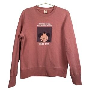 Uniqlo Disney Mickey Mouse Graphic Sweatshirt Pullover Top XS‎ 0065